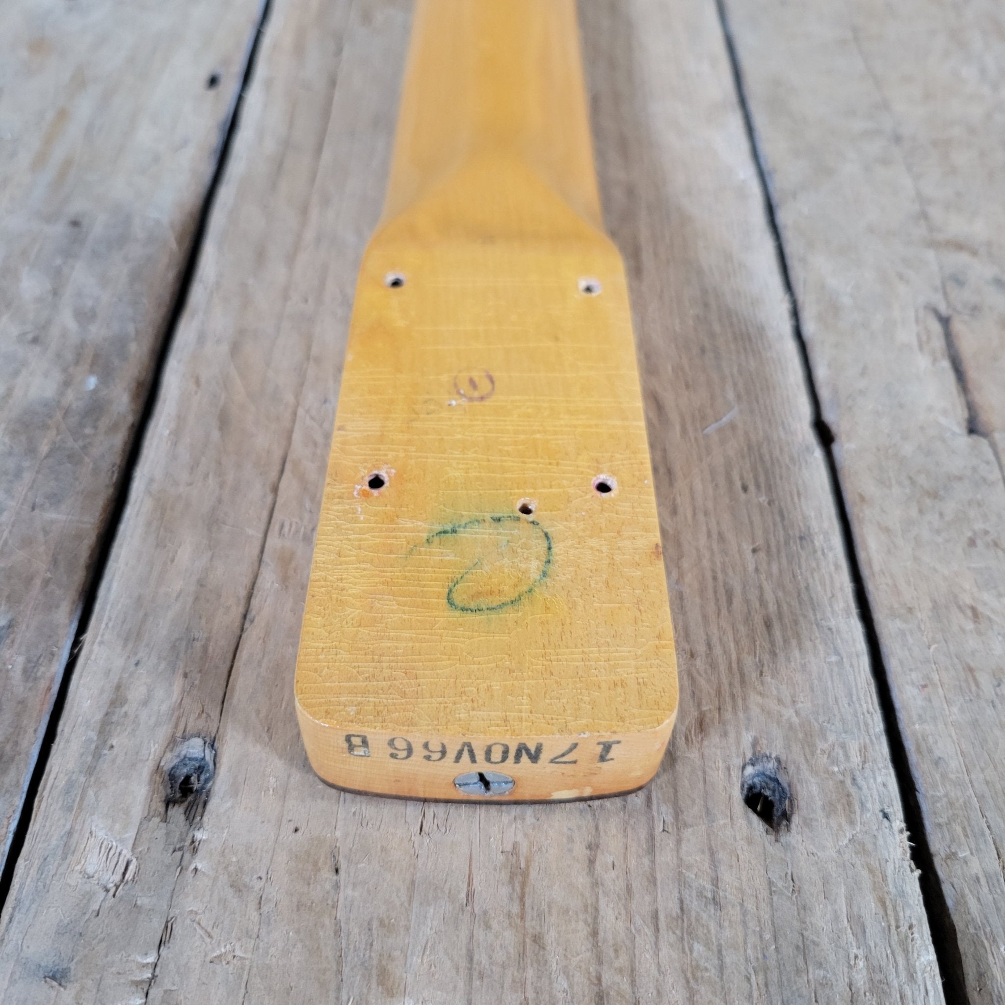 Fender Mustang Bass Neck 1966 Vintage Bass Guitar Part - Mahar's Vintage Guitars