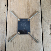 Fender Neck Plate and Screws 1969 Telecaster Stratocaster Jazzmaster Bass - Mahar's Vintage Guitars