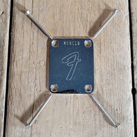 Fender Neckplate and Screws 1967 Vintage Stratocaster Telecaster P or Jazz Bass - Mahar's Vintage Guitars