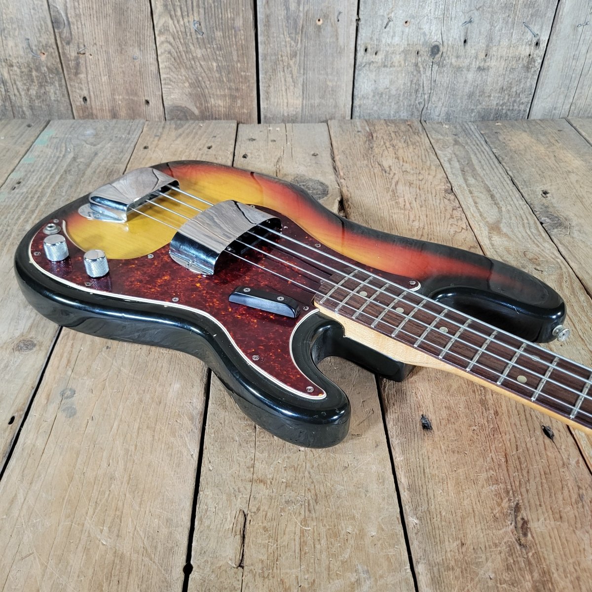 Fender Presicion Bass 1967 Sunburst Vintage P Bass - Mahar's Vintage Guitars