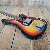 Fender Presicion Bass 1967 Sunburst Vintage P Bass - Mahar's Vintage Guitars
