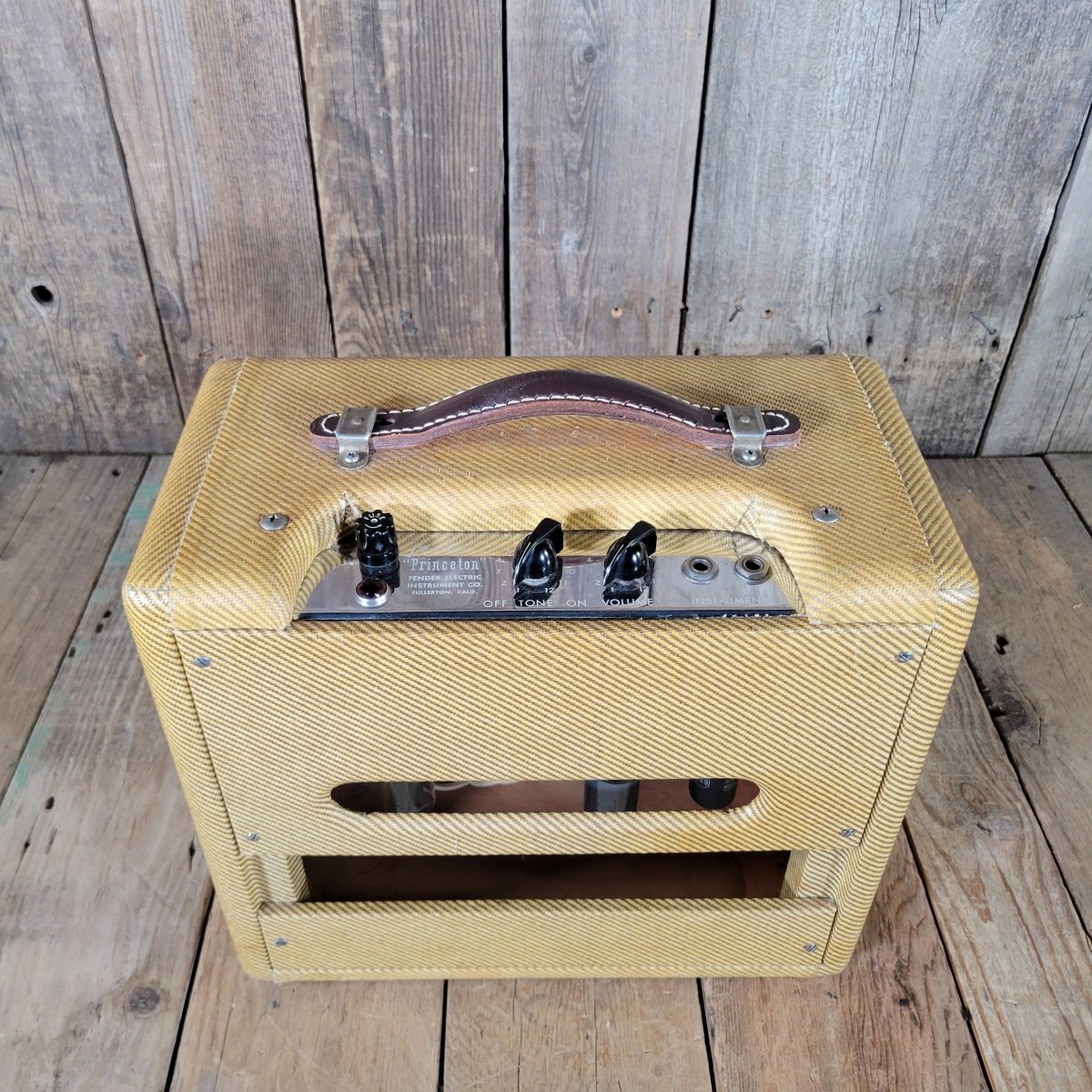 Fender Princeton 5B2 Tweed 100% Original Near Mint 1952 - Mahar's Vintage Guitars