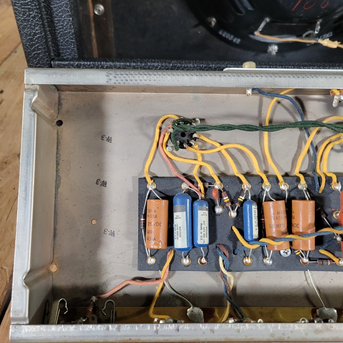 Fender Princeton Amp 1964 – Pre - CBS Black Panel Vintage Tube Combo - Mahar's Vintage Guitars