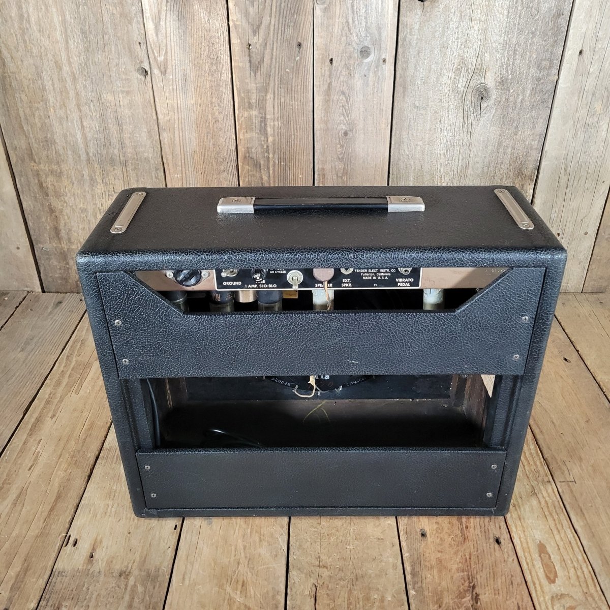 Fender Princeton Amp 1964 – Pre - CBS Black Panel Vintage Tube Combo - Mahar's Vintage Guitars