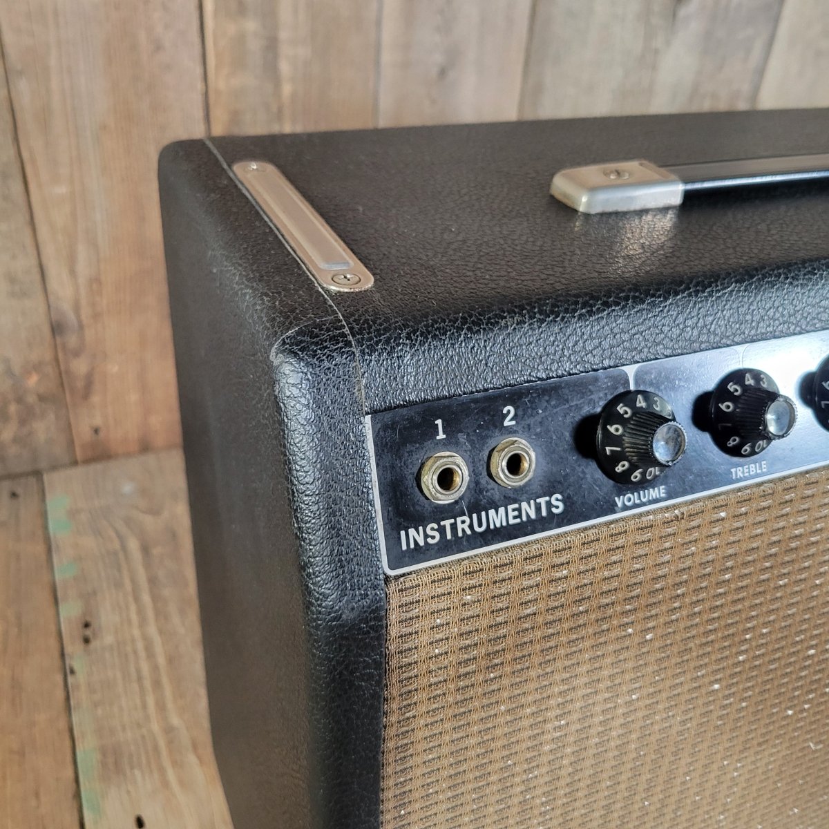 Fender Princeton Amp 1964 – Pre - CBS Black Panel Vintage Tube Combo - Mahar's Vintage Guitars