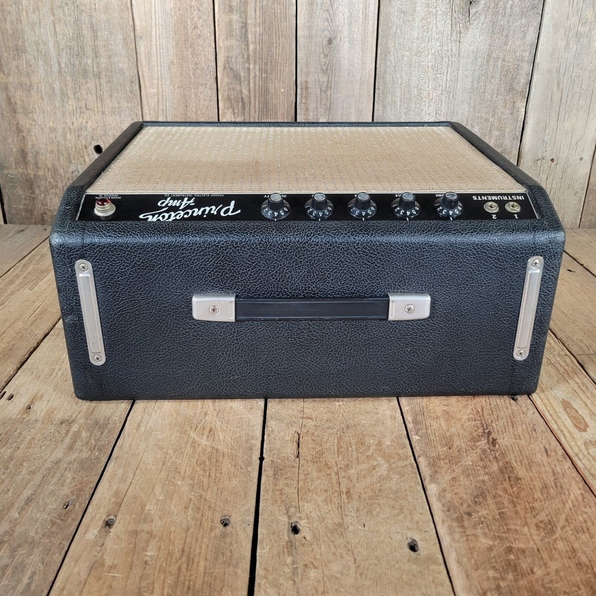 Fender Princeton Amp 1964 – Pre - CBS Black Panel Vintage Tube Combo - Mahar's Vintage Guitars