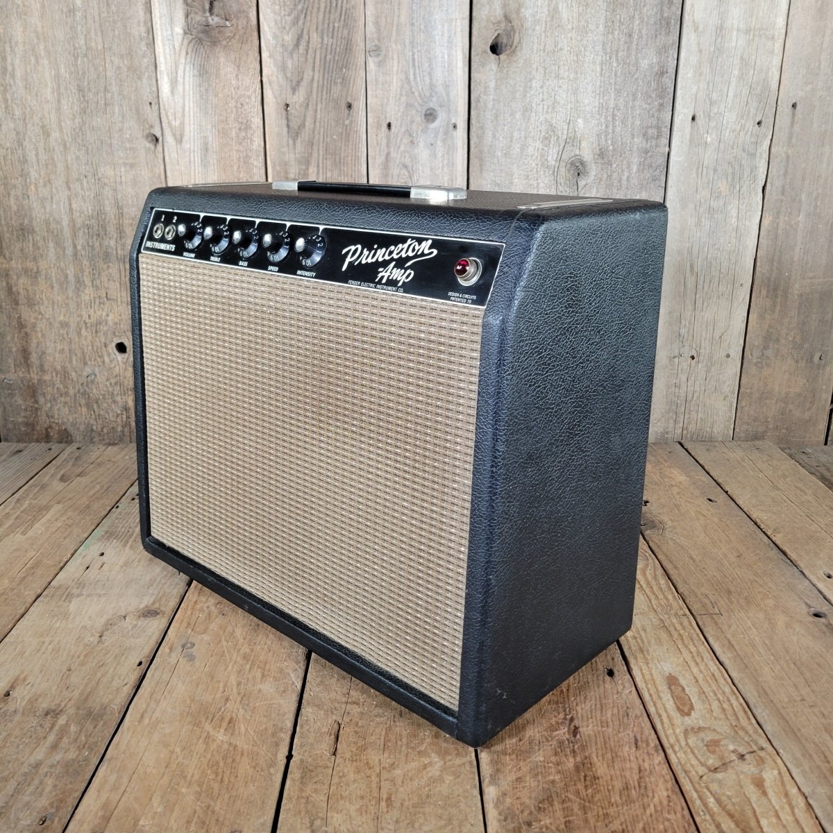 Fender Princeton Amp 1964 – Pre - CBS Black Panel Vintage Tube Combo - Mahar's Vintage Guitars