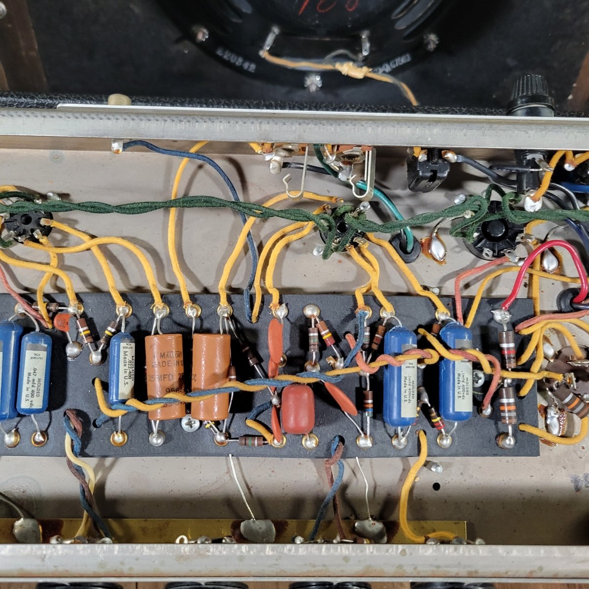 Fender Princeton Amp 1964 – Pre - CBS Black Panel Vintage Tube Combo - Mahar's Vintage Guitars