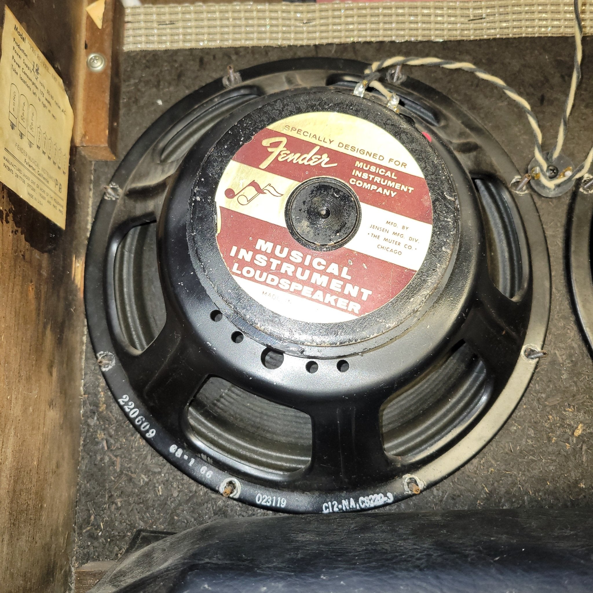 Fender Pro Reverb AA165 February 1966 - Mahar's Vintage Guitars