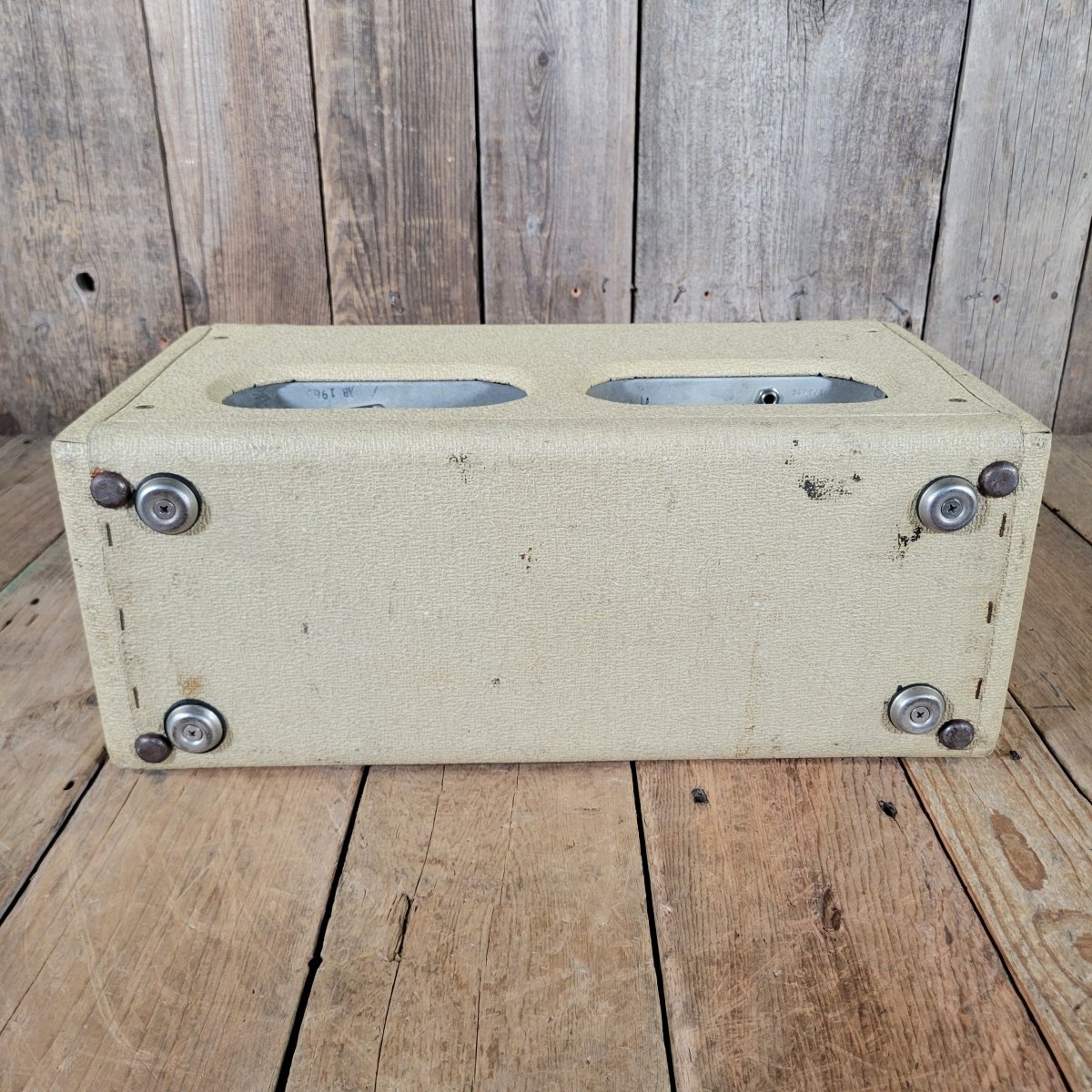 Fender Reverb Unit 6G15 1963 Rough White Tolex - Mahar's Vintage Guitars