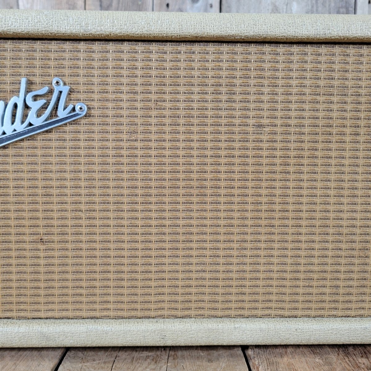 Fender Reverb Unit 6G15 1963 Rough White Tolex - Mahar's Vintage Guitars
