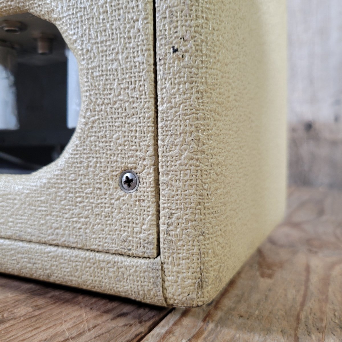 Fender Reverb Unit 6G15 1963 Rough White Tolex - Mahar's Vintage Guitars