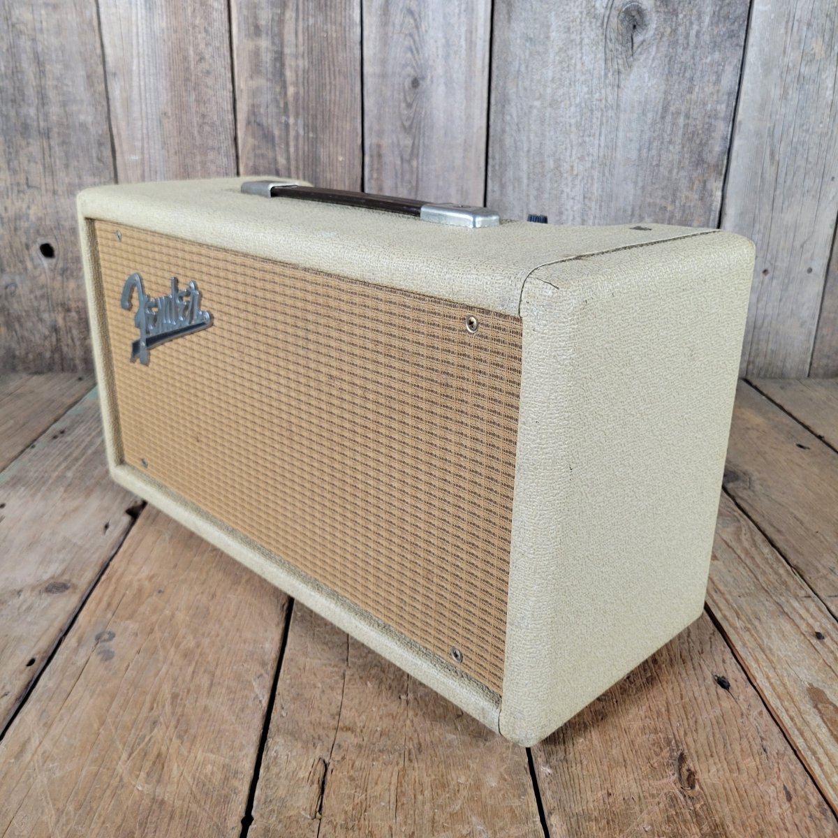 Fender Reverb Unit 6G15 1963 Rough White Tolex - Mahar's Vintage Guitars