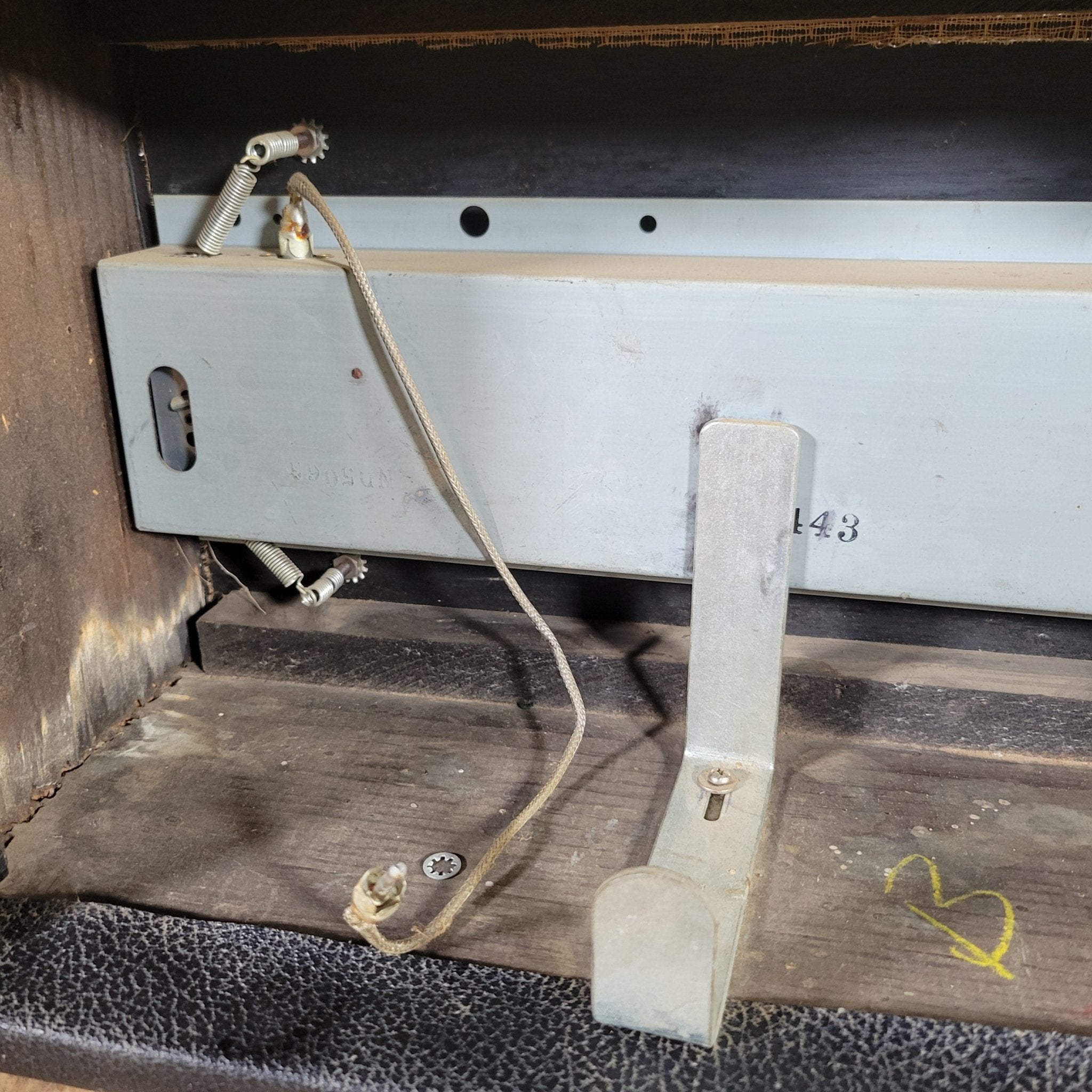 Fender Reverb Unit 6G15 1964 Black Pre CBS - Mahar's Vintage Guitars