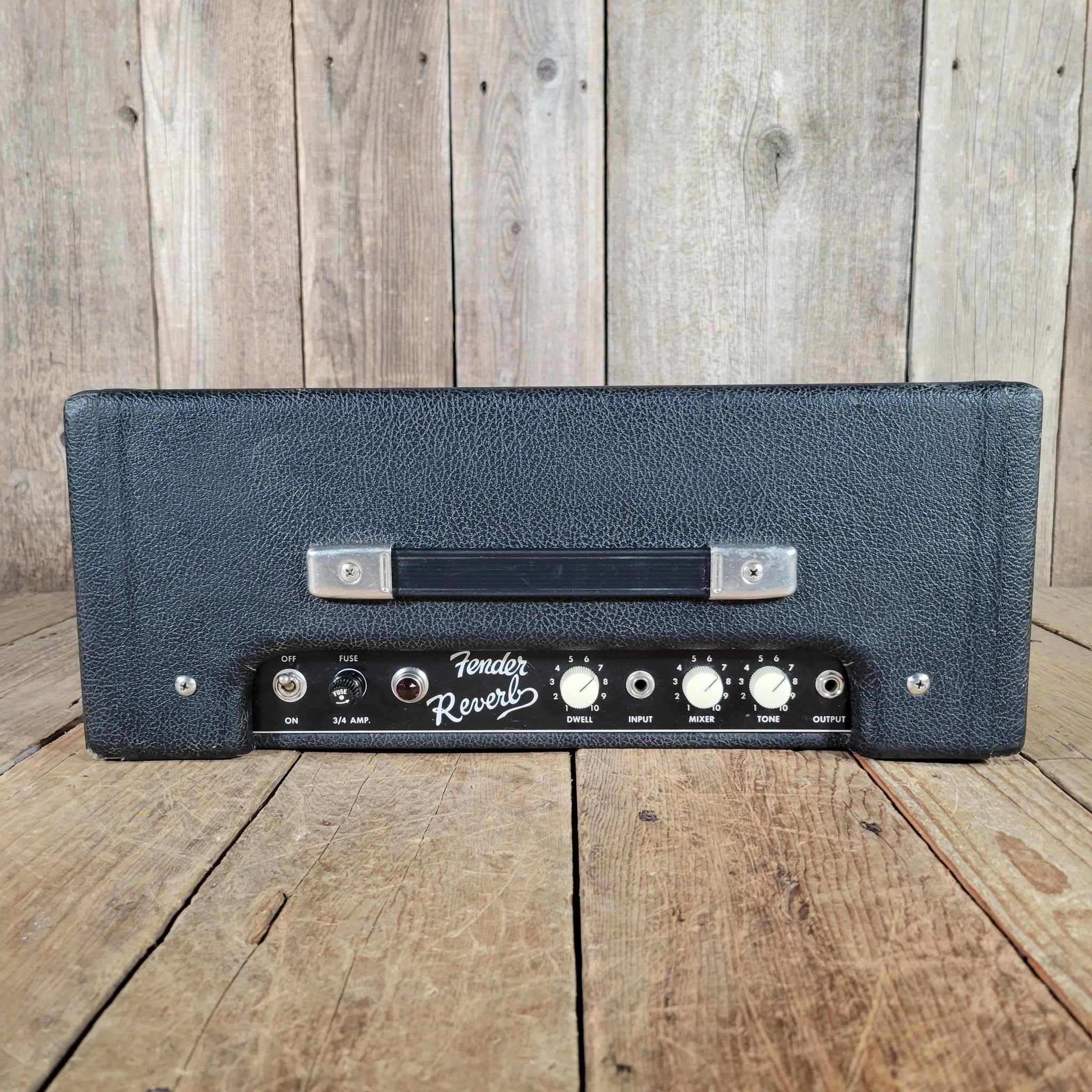 Fender Reverb Unit 6G15 1964 Black Pre CBS - Mahar's Vintage Guitars