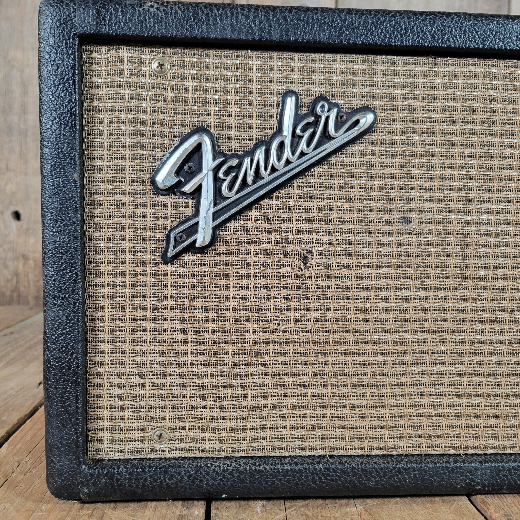 Fender Reverb Unit 6G15 1964 Black Pre CBS - Mahar's Vintage Guitars