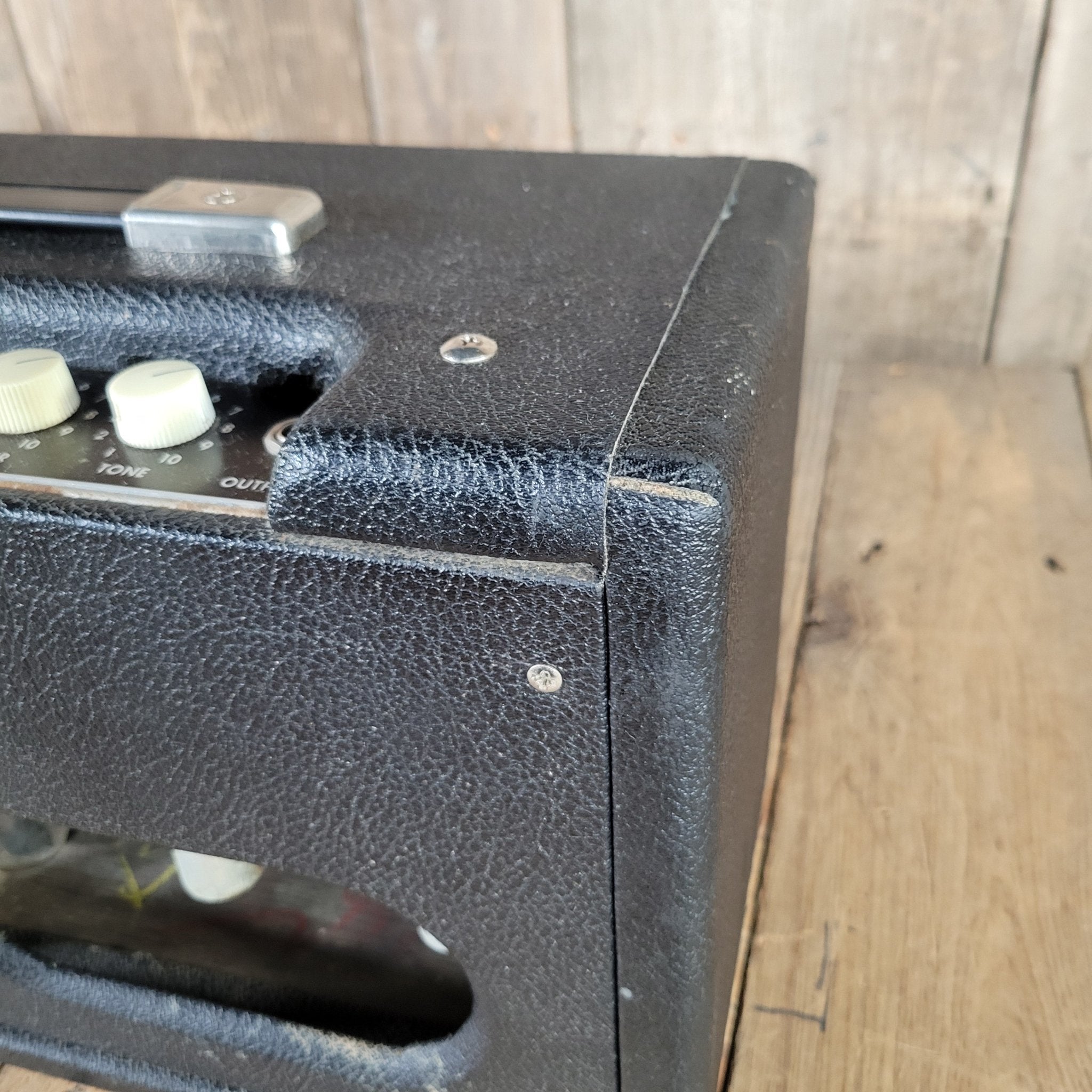 Fender Reverb Unit 6G15 1964 Black Pre CBS - Mahar's Vintage Guitars