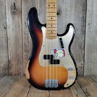 Fender Road Worn Precision Bass Sunburst 2009 – With Gig Bag - Mahar's Vintage Guitars