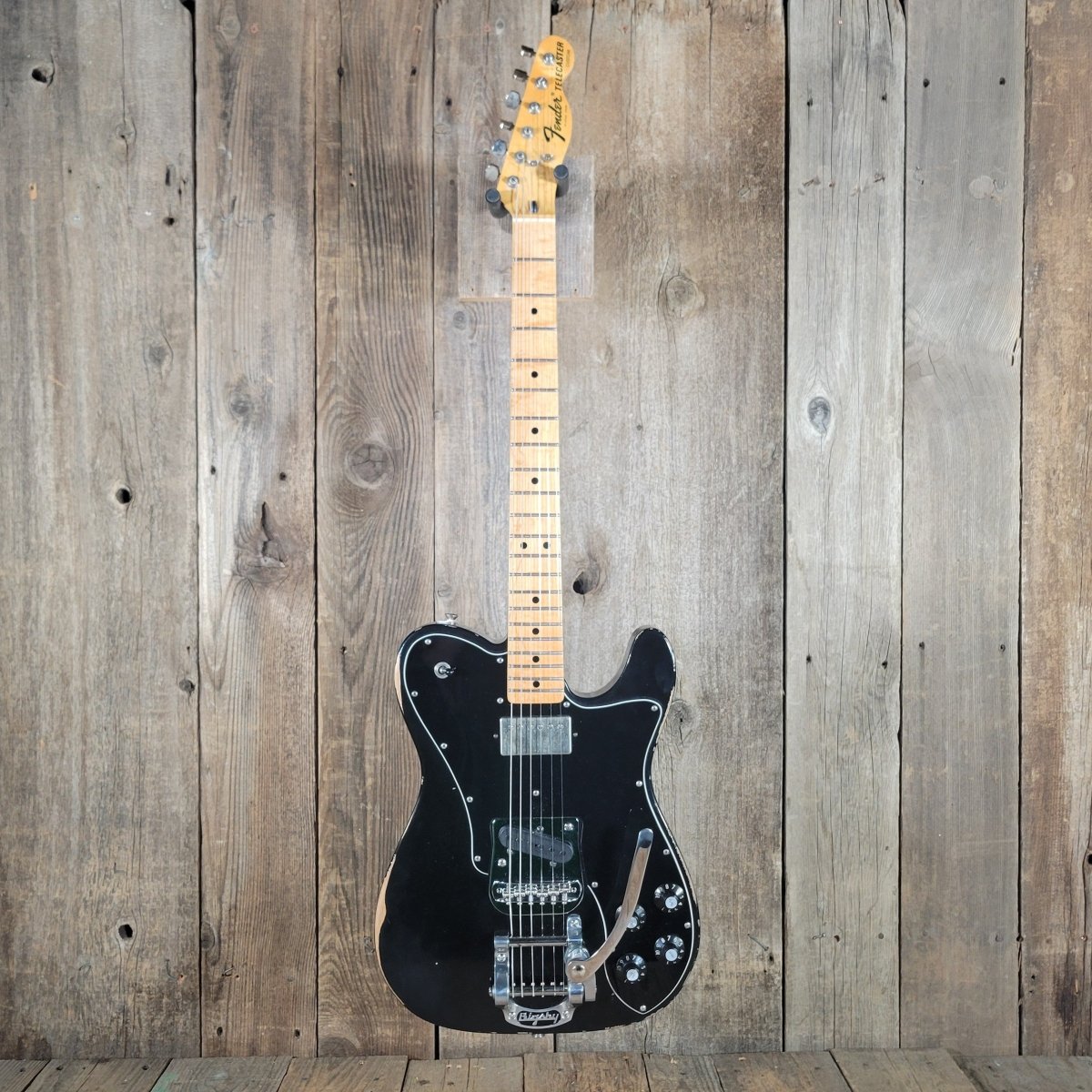 Fender Road Worn Tele Custom 2009 – 1975 Neck & Fender Bonamassa Bludgeon Pickups - Mahar's Vintage Guitars