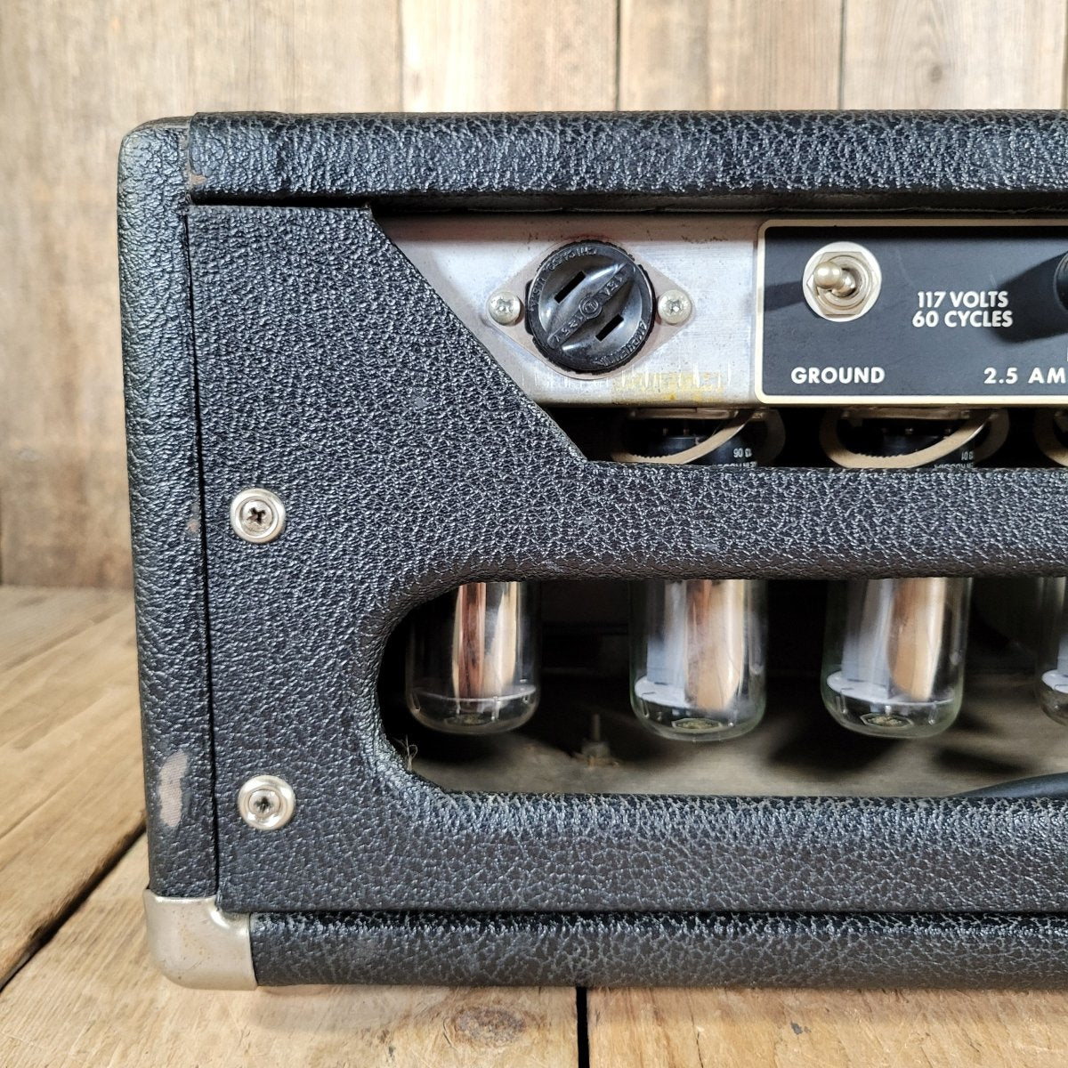 Fender Showman Silverface Drip Edge Guitar Amplifier 1968 – Vintage Tube Head - Mahar's Vintage Guitars