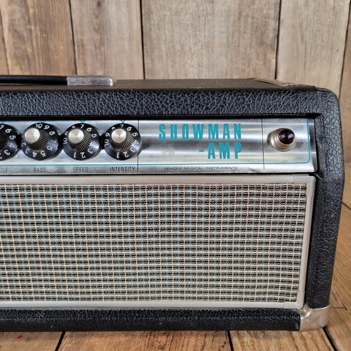 Fender Showman Silverface Drip Edge Guitar Amplifier 1968 – Vintage Tube Head - Mahar's Vintage Guitars