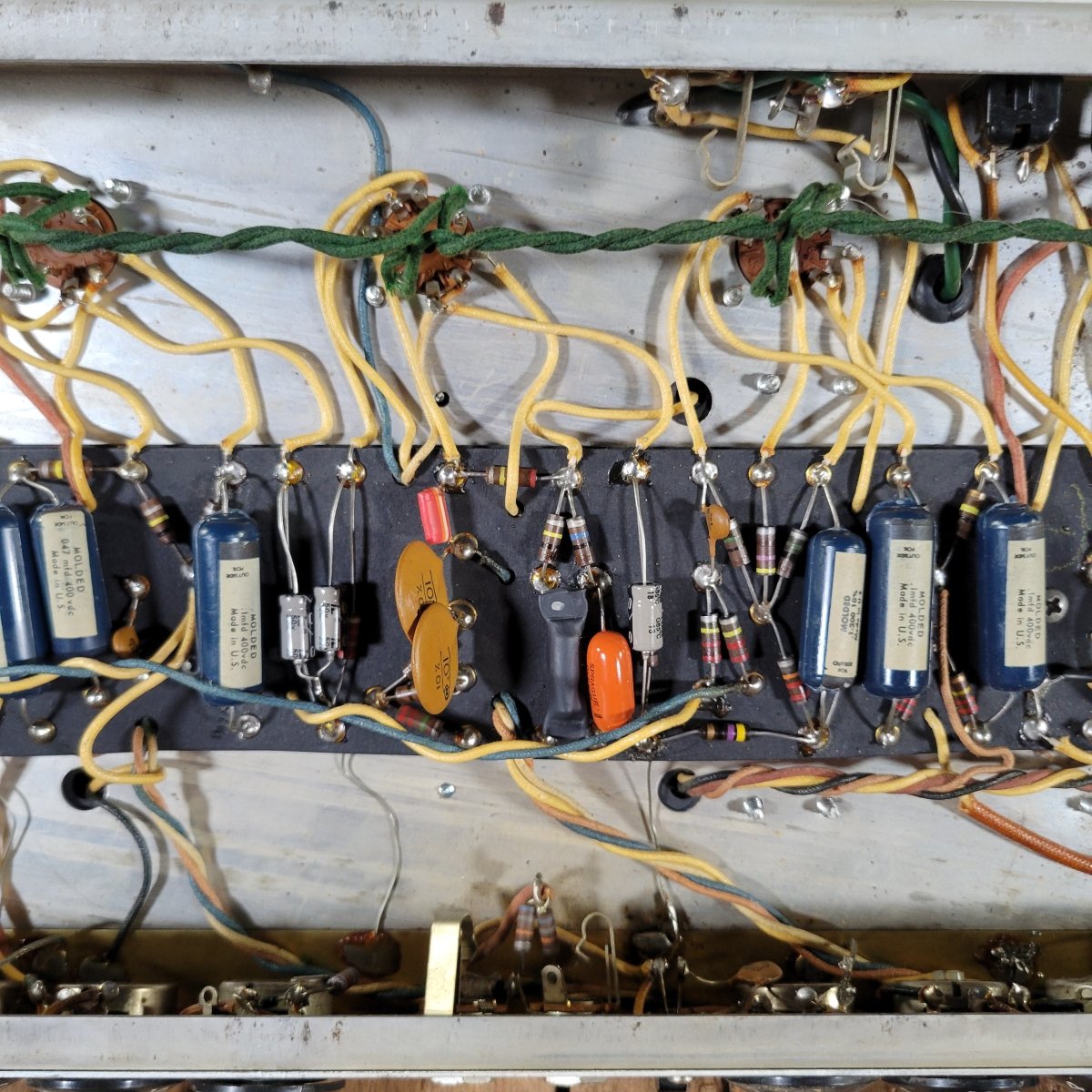 Fender Showman Silverface Drip Edge Guitar Amplifier 1968 – Vintage Tube Head - Mahar's Vintage Guitars