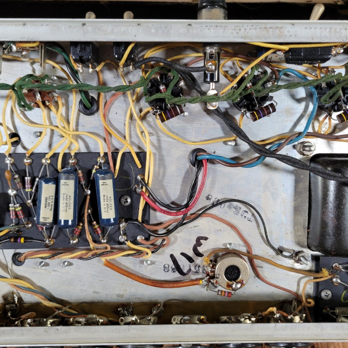 Fender Showman Silverface Drip Edge Guitar Amplifier 1968 – Vintage Tube Head - Mahar's Vintage Guitars