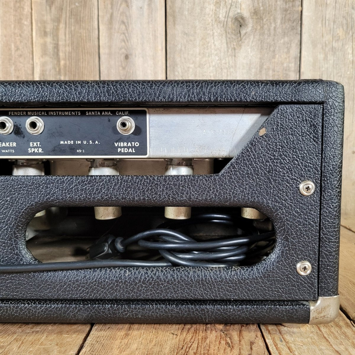 Fender Showman Silverface Drip Edge Guitar Amplifier 1968 – Vintage Tube Head - Mahar's Vintage Guitars