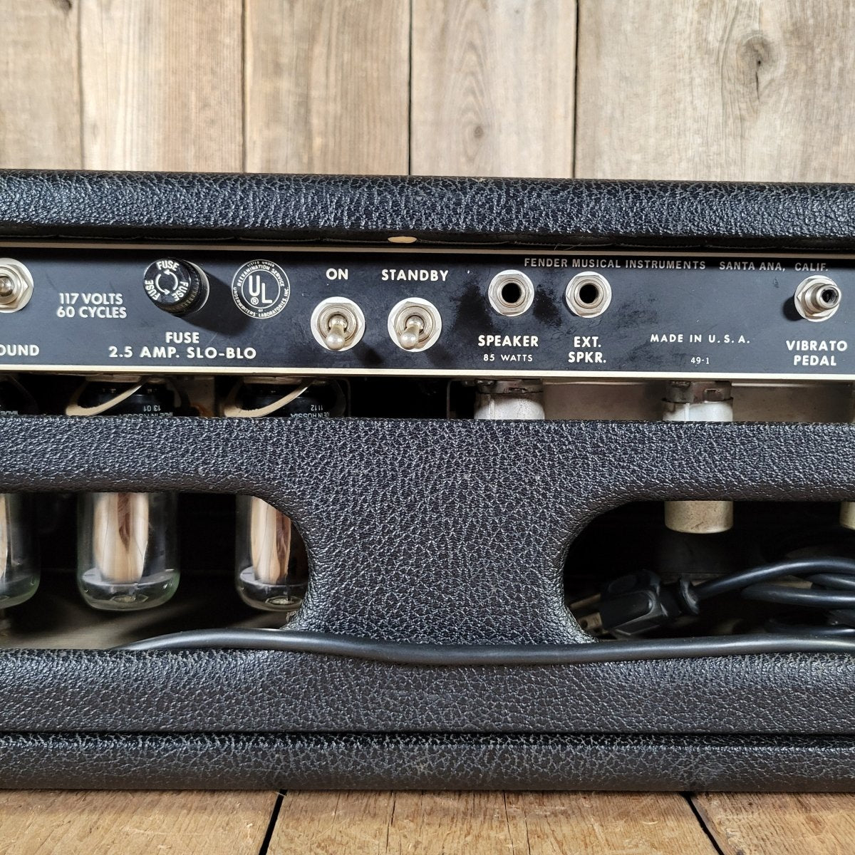 Fender Showman Silverface Drip Edge Guitar Amplifier 1968 – Vintage Tube Head - Mahar's Vintage Guitars