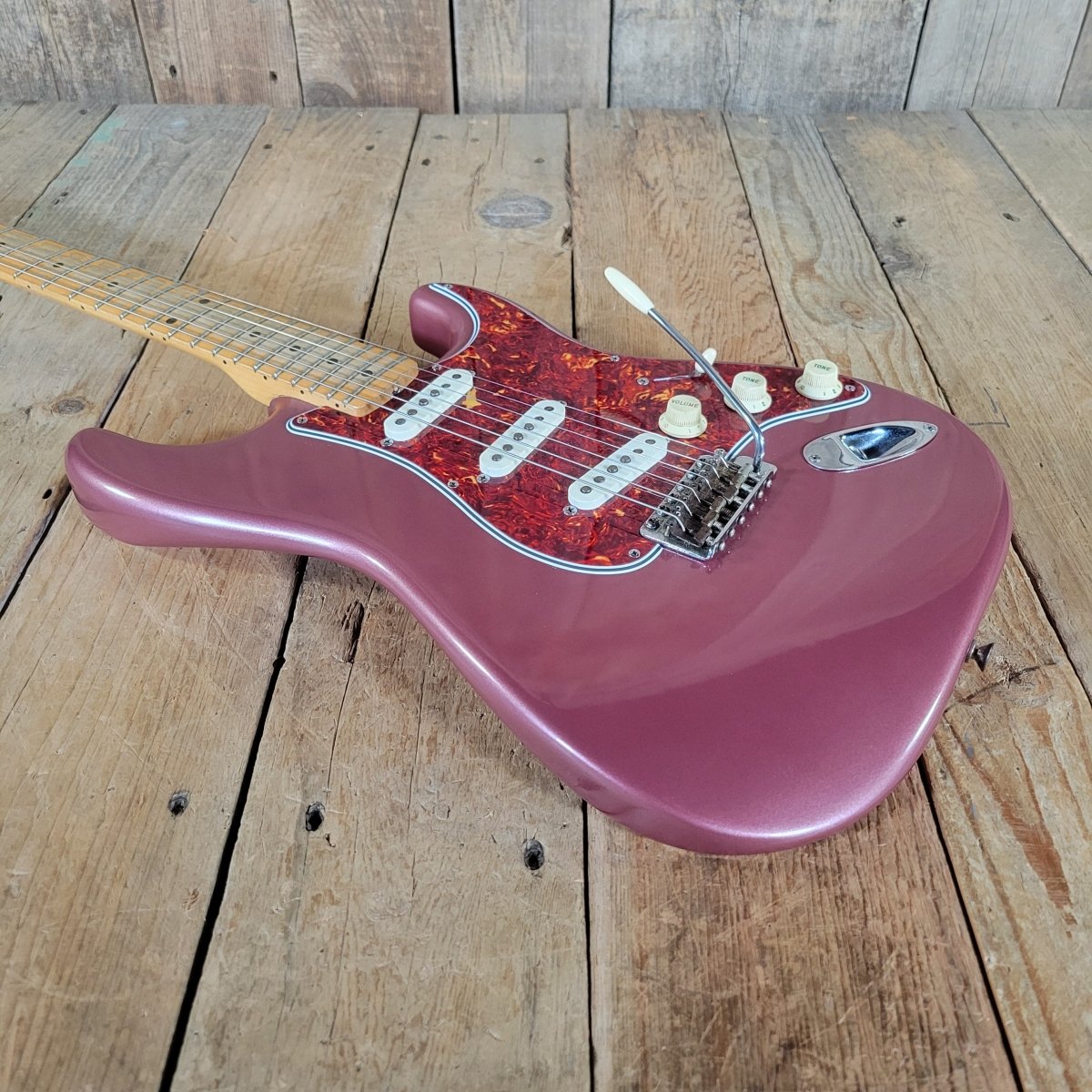Fender Stratocaster 1958 Burgundy Mist Refinished – Vintage Electric Guitar - Mahar's Vintage Guitars