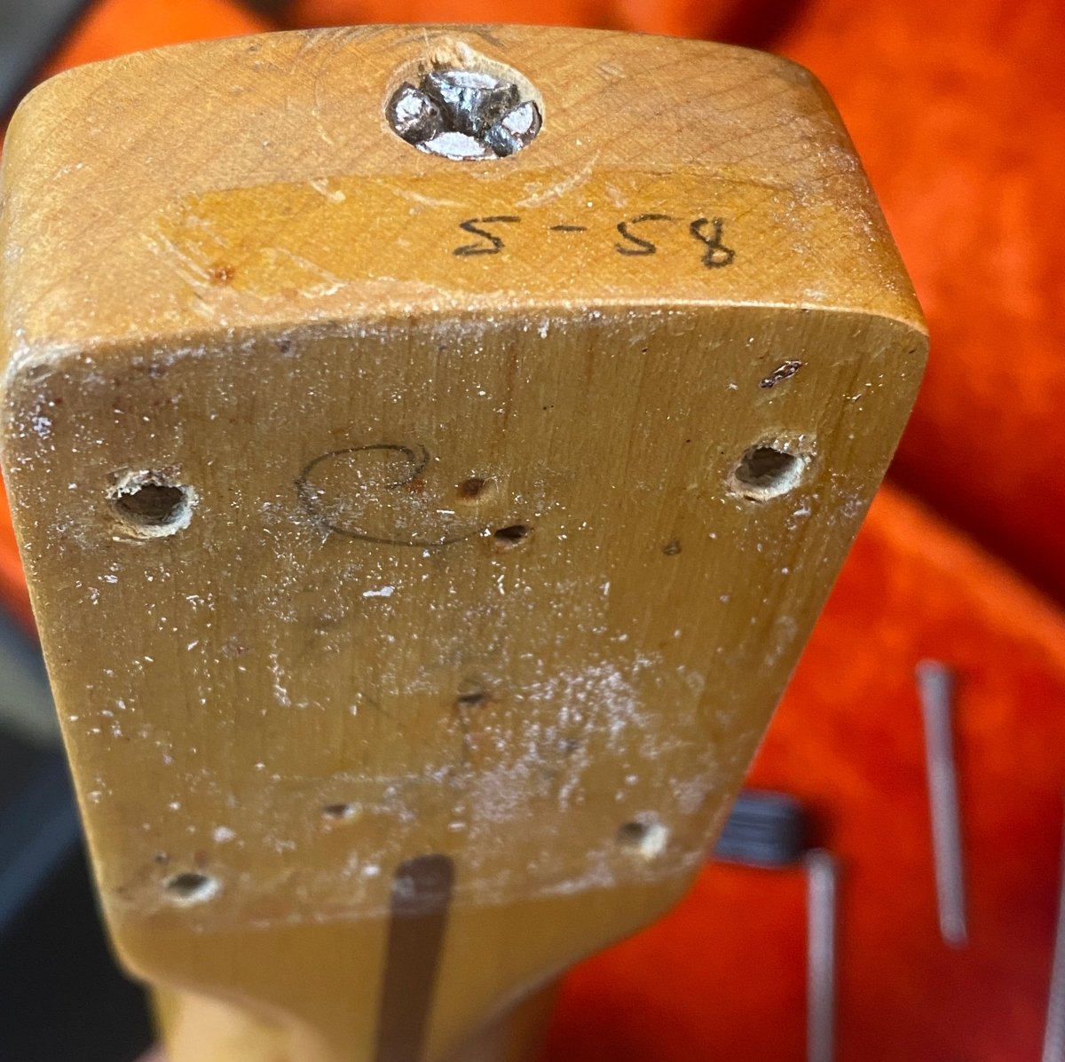 Fender Stratocaster 1958 Burgundy Mist Refinished – Vintage Electric Guitar - Mahar's Vintage Guitars