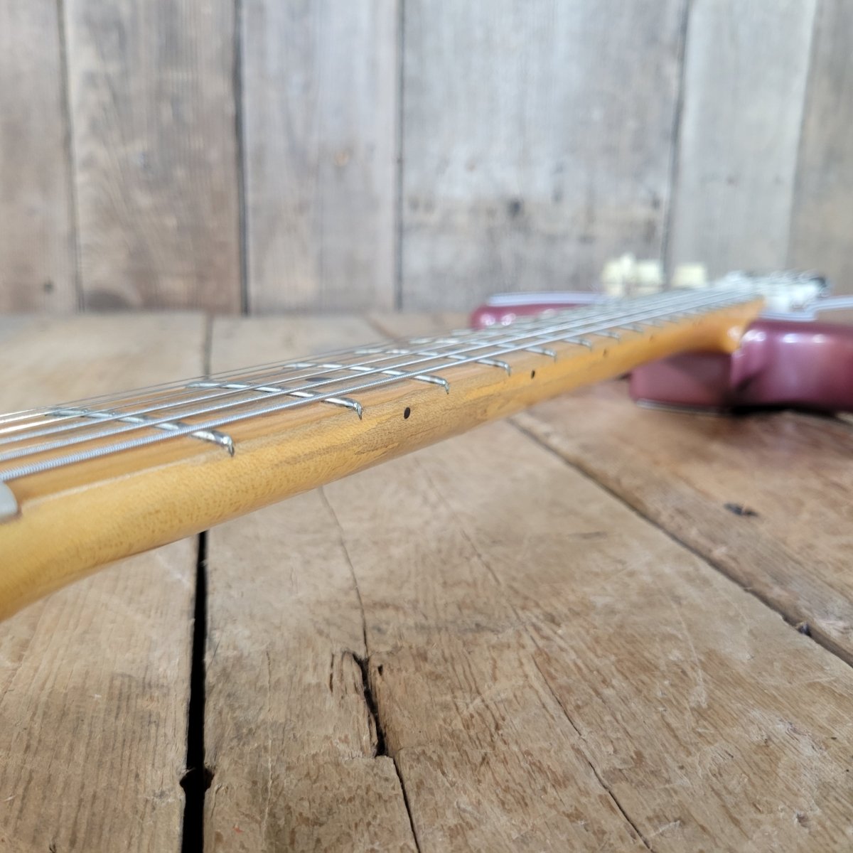 Fender Stratocaster 1958 Burgundy Mist Refinished – Vintage Electric Guitar - Mahar's Vintage Guitars