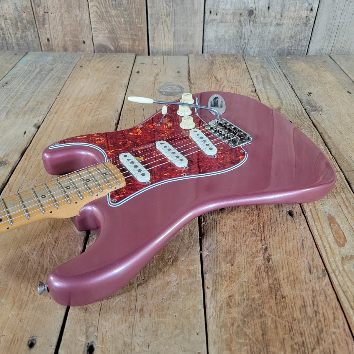 Fender Stratocaster 1958 Burgundy Mist Refinished – Vintage Electric Guitar - Mahar's Vintage Guitars