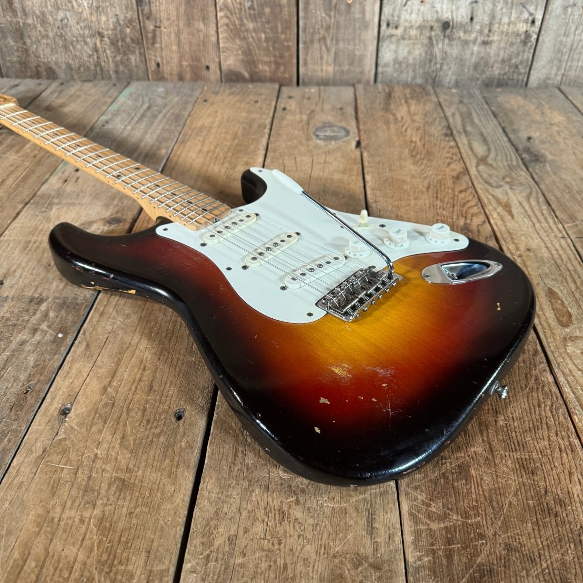 Fender Stratocaster 1958 Sunburst Vintage Pre CBS electric guitar - Mahar's Vintage Guitars