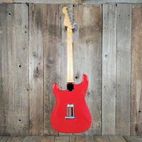 Fender Stratocaster 1961 Fiesta Red Refinished Slab Board Rosewood – Vintage Player’s Guitar - Mahar's Vintage Guitars