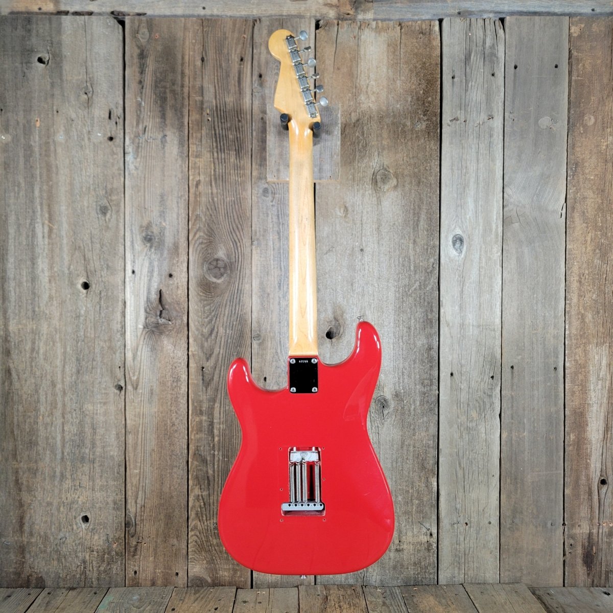 Fender Stratocaster 1961 Fiesta Red Refinished Slab Board Rosewood – Vintage Player’s Guitar - Mahar's Vintage Guitars