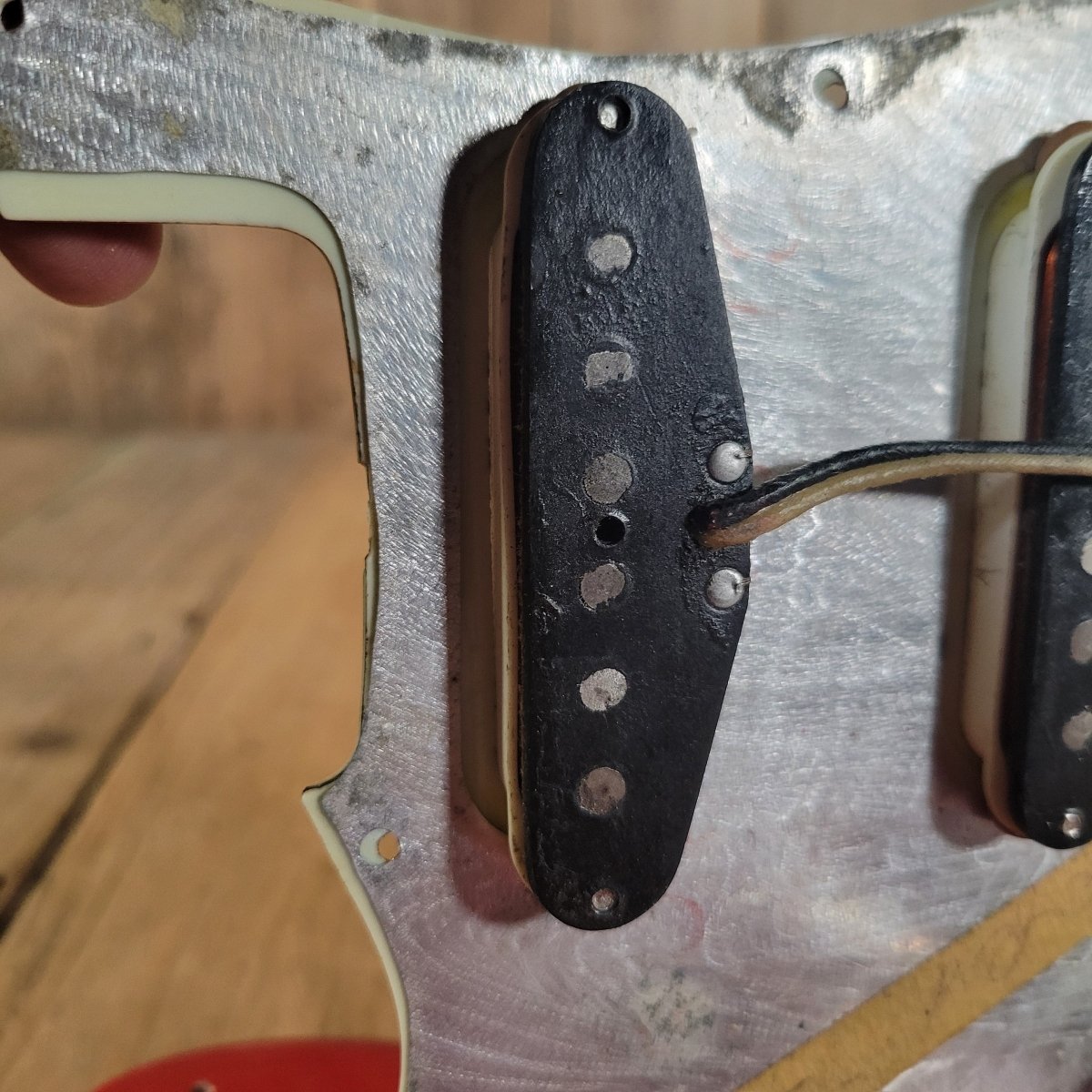 Fender Stratocaster 1961 Fiesta Red Refinished Slab Board Rosewood – Vintage Player’s Guitar - Mahar's Vintage Guitars