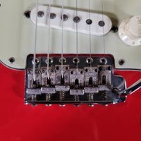 Fender Stratocaster 1961 Fiesta Red Refinished Slab Board Rosewood – Vintage Player’s Guitar - Mahar's Vintage Guitars