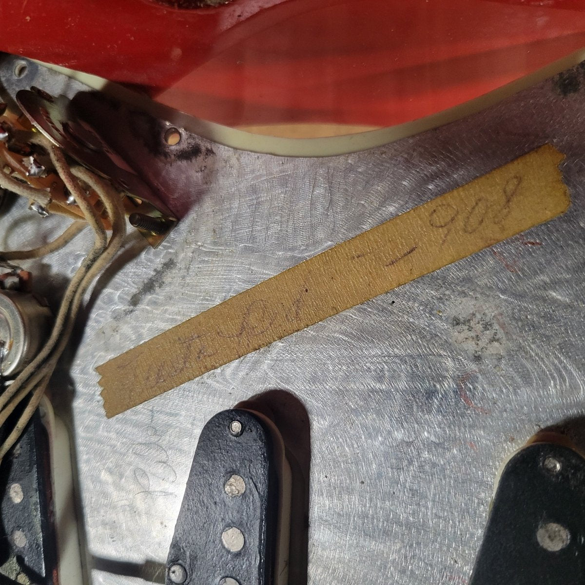 Fender Stratocaster 1961 Fiesta Red Refinished Slab Board Rosewood – Vintage Player’s Guitar - Mahar's Vintage Guitars