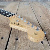 Fender Stratocaster 1961 Fiesta Red Refinished Slab Board Rosewood – Vintage Player’s Guitar - Mahar's Vintage Guitars