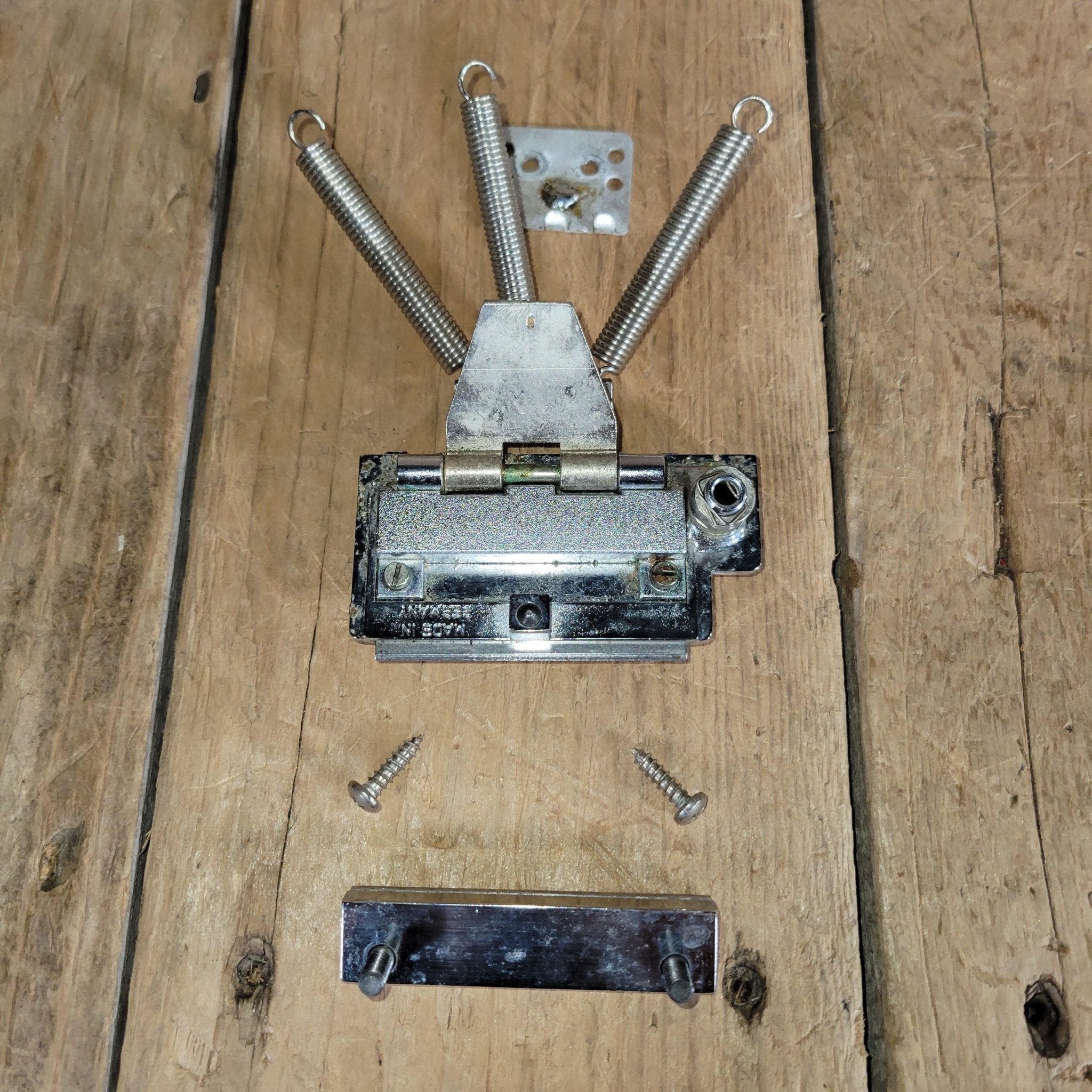 Fender Stratocaster Bridge Dan Smith Two Knob Stratocaster missing low E saddle 1984 - Mahar's Vintage Guitars