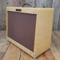Fender Stratocaster Sunburst and Tweed Vibrolux 5F11 Amplifier 1957 One Owner Vintage - Mahar's Vintage Guitars