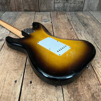 Fender Stratocaster Sunburst and Tweed Vibrolux 5F11 Amplifier 1957 One Owner Vintage - Mahar's Vintage Guitars