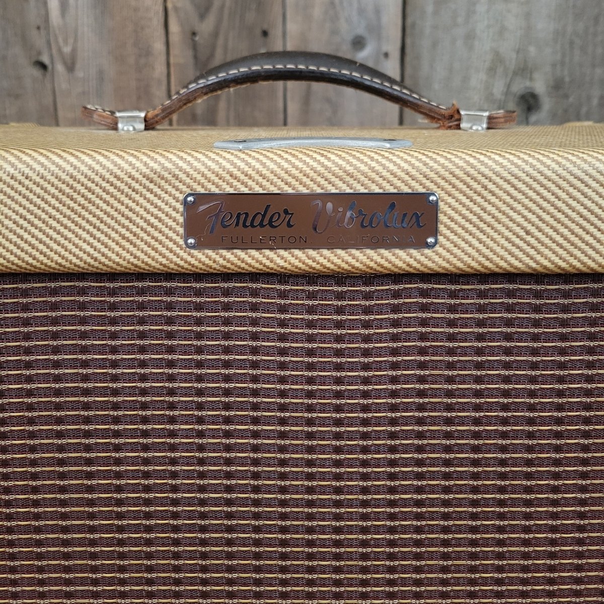 Fender Stratocaster Sunburst and Tweed Vibrolux 5F11 Amplifier 1957 One Owner Vintage - Mahar's Vintage Guitars