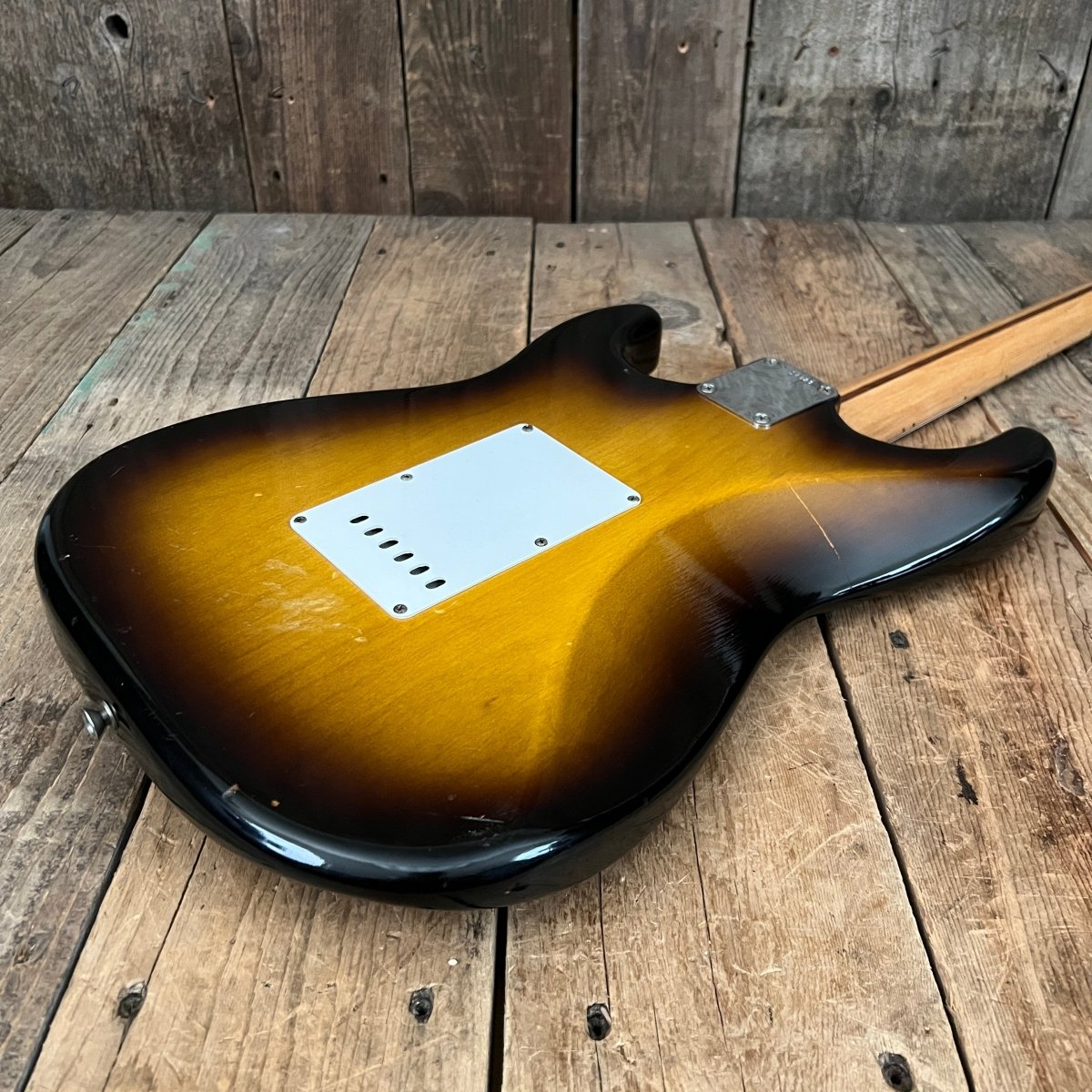 Fender Stratocaster Sunburst and Tweed Vibrolux 5F11 Amplifier 1957 One Owner Vintage - Mahar's Vintage Guitars