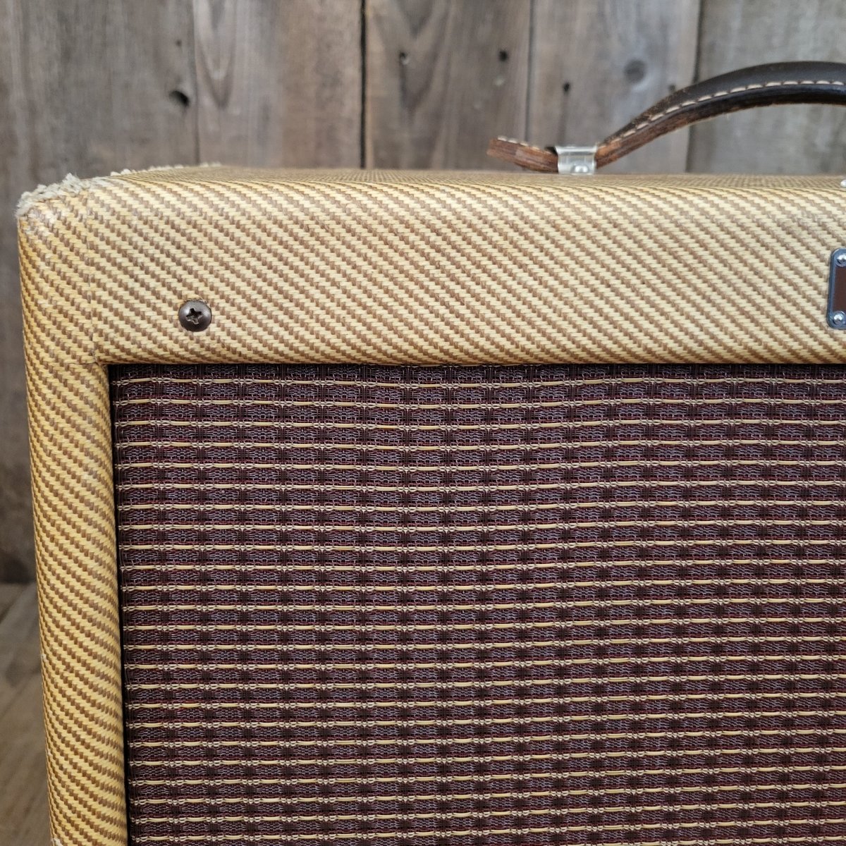 Fender Stratocaster Sunburst and Tweed Vibrolux 5F11 Amplifier 1957 One Owner Vintage - Mahar's Vintage Guitars