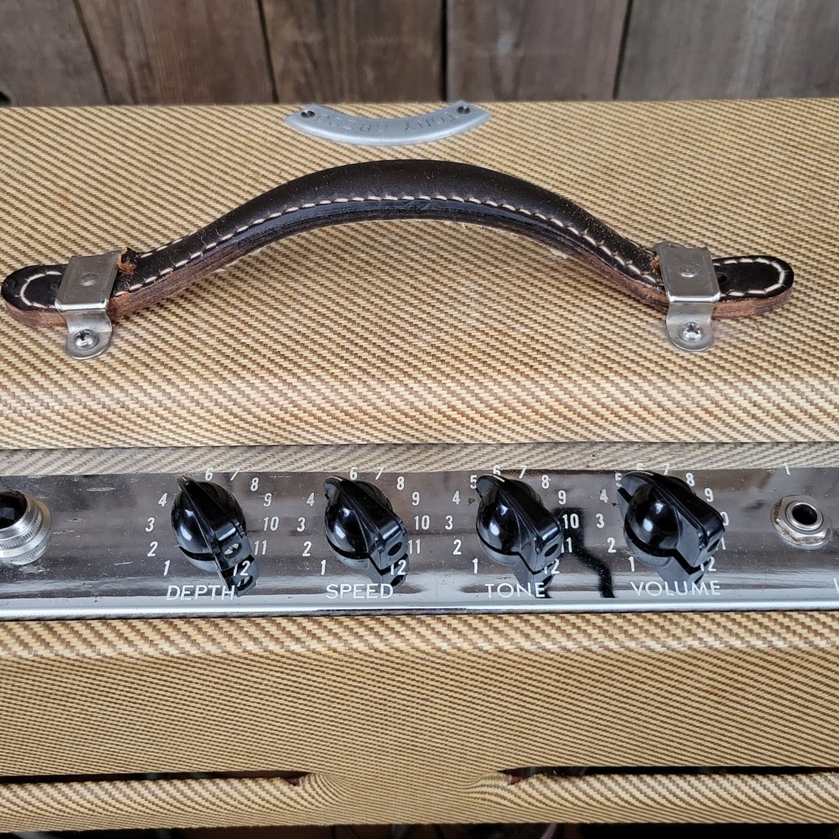 Fender Stratocaster Sunburst and Tweed Vibrolux 5F11 Amplifier 1957 One Owner Vintage - Mahar's Vintage Guitars