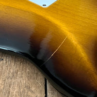 Fender Stratocaster Sunburst and Tweed Vibrolux 5F11 Amplifier 1957 One Owner Vintage - Mahar's Vintage Guitars