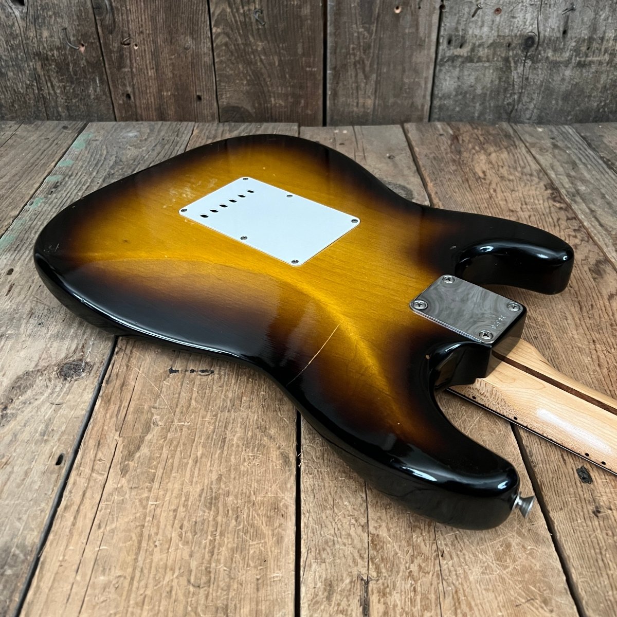 Fender Stratocaster Sunburst and Tweed Vibrolux 5F11 Amplifier 1957 One Owner Vintage - Mahar's Vintage Guitars