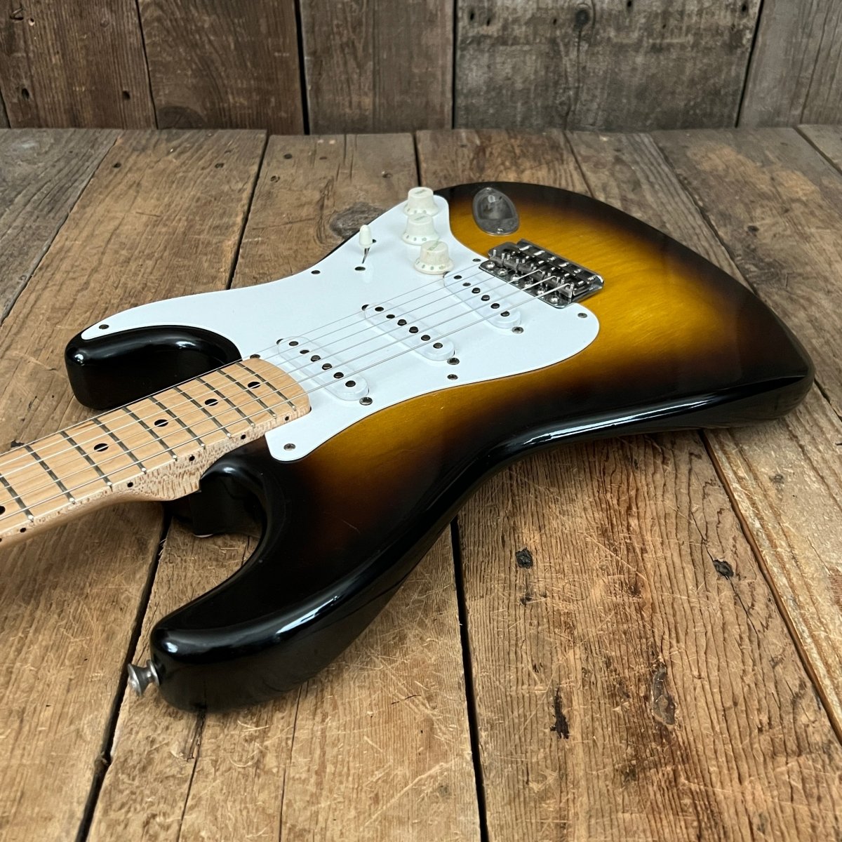 Fender Stratocaster Sunburst and Tweed Vibrolux 5F11 Amplifier 1957 One Owner Vintage - Mahar's Vintage Guitars